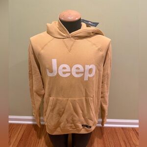 Men’s Vineyard Vines Jeep24 French Terry Hoodie New  Wheat Size Small